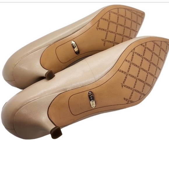 Vionic women’s Josie leather kitten heels size 8 - Picture 4 of 6
